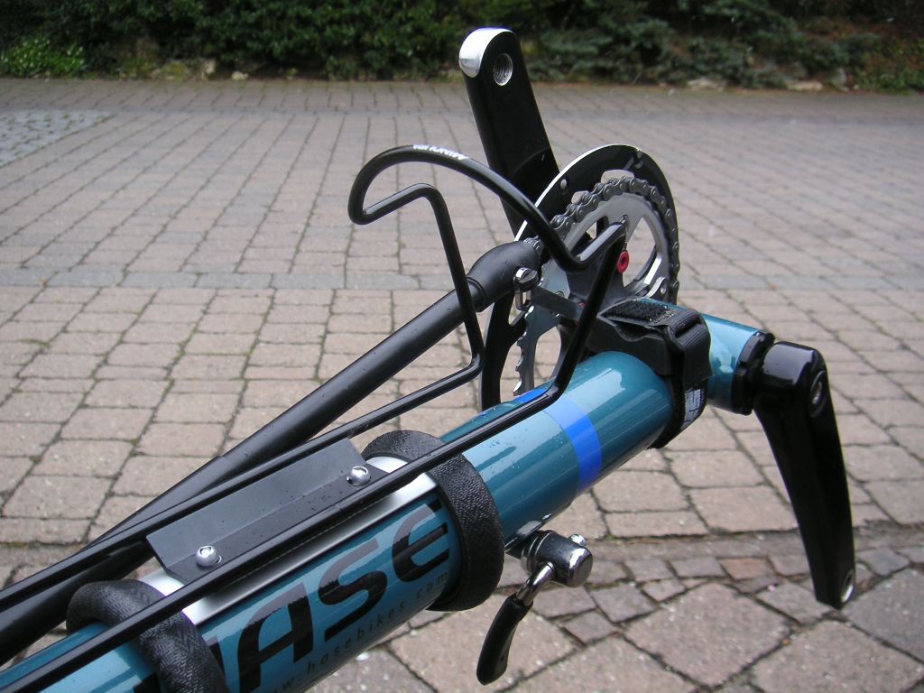 stabile Befestigung für Minoura auf Ausleger