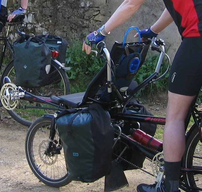 Lenkerposition auf unserer Spanientour