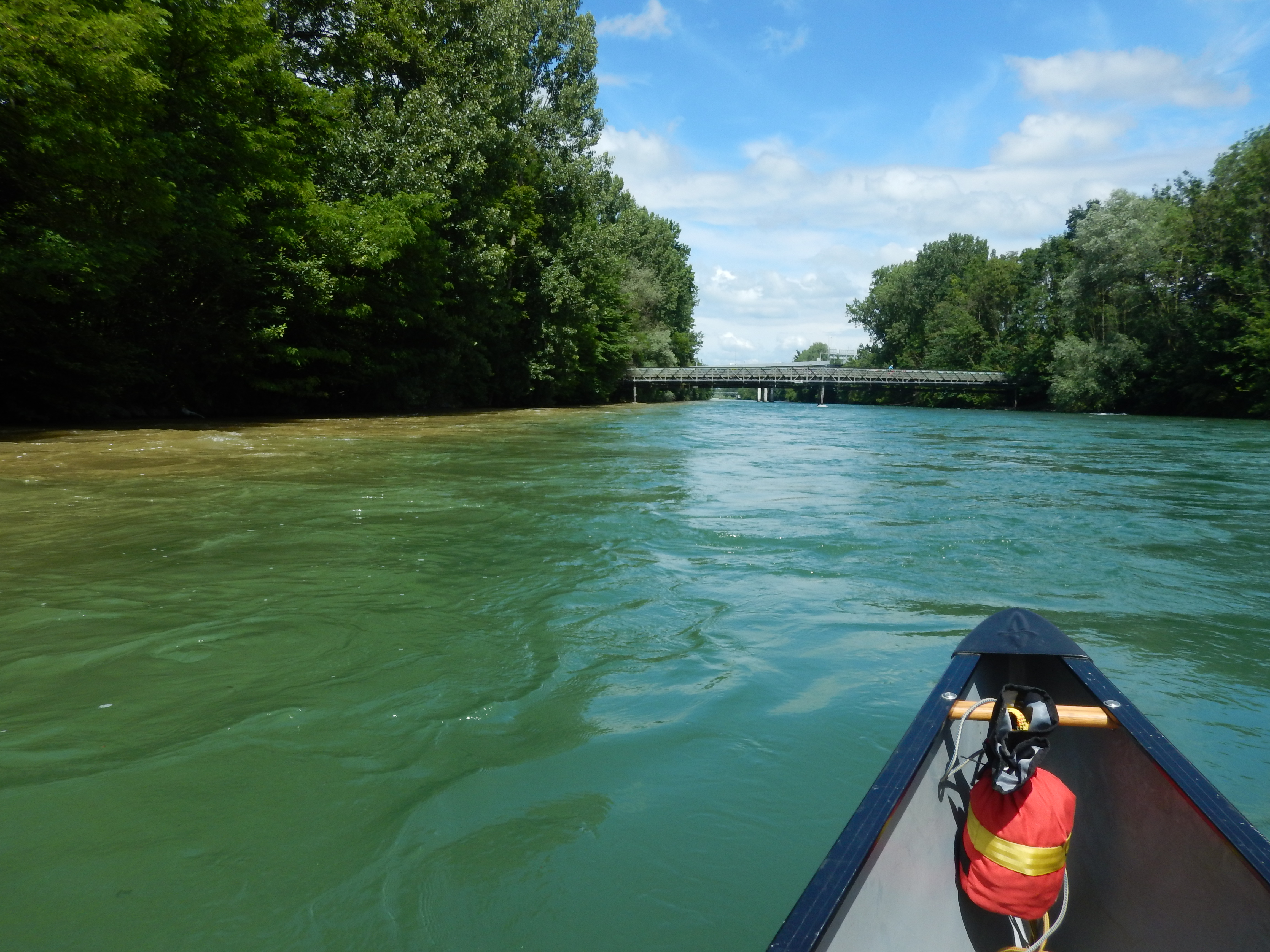 grüne Reuss, braune Emme