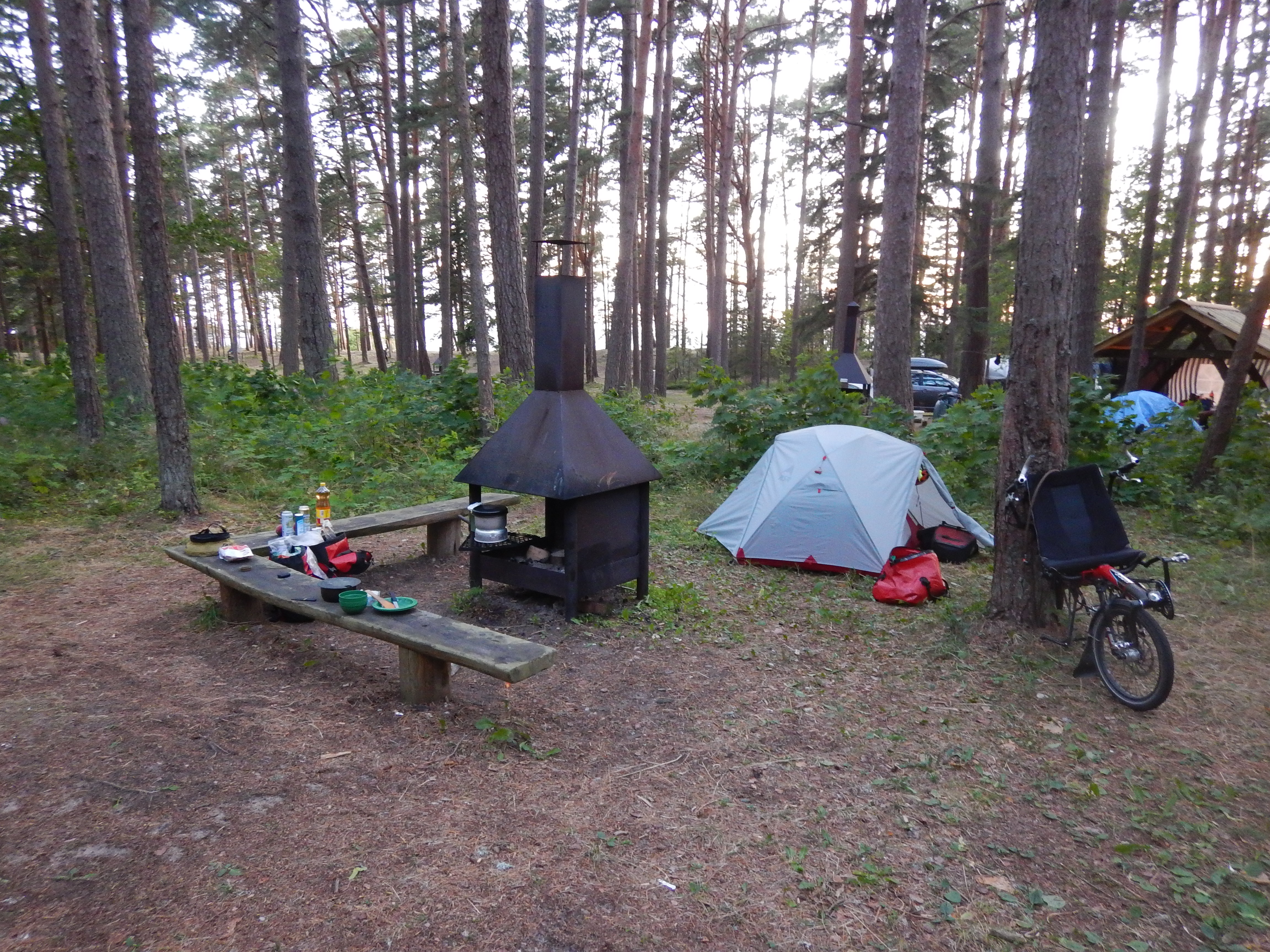 freier Camping in Estland