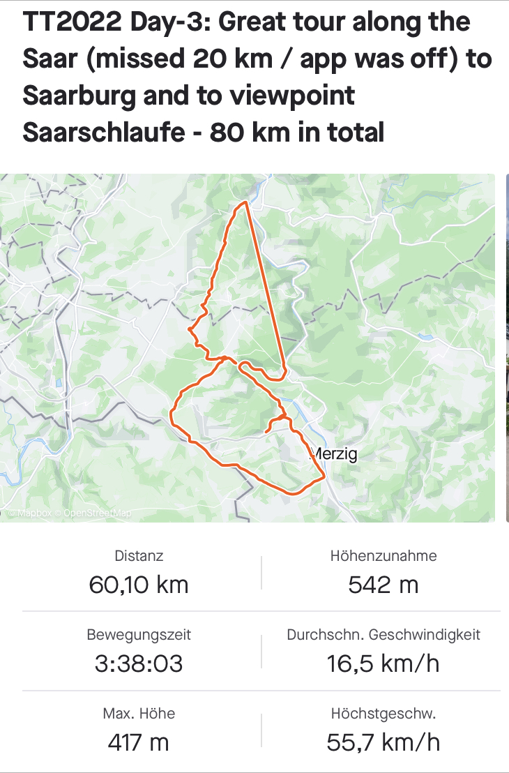 TT2022 Tag-3 - ca. 80 km (App war aus Vers. deaktiviert)