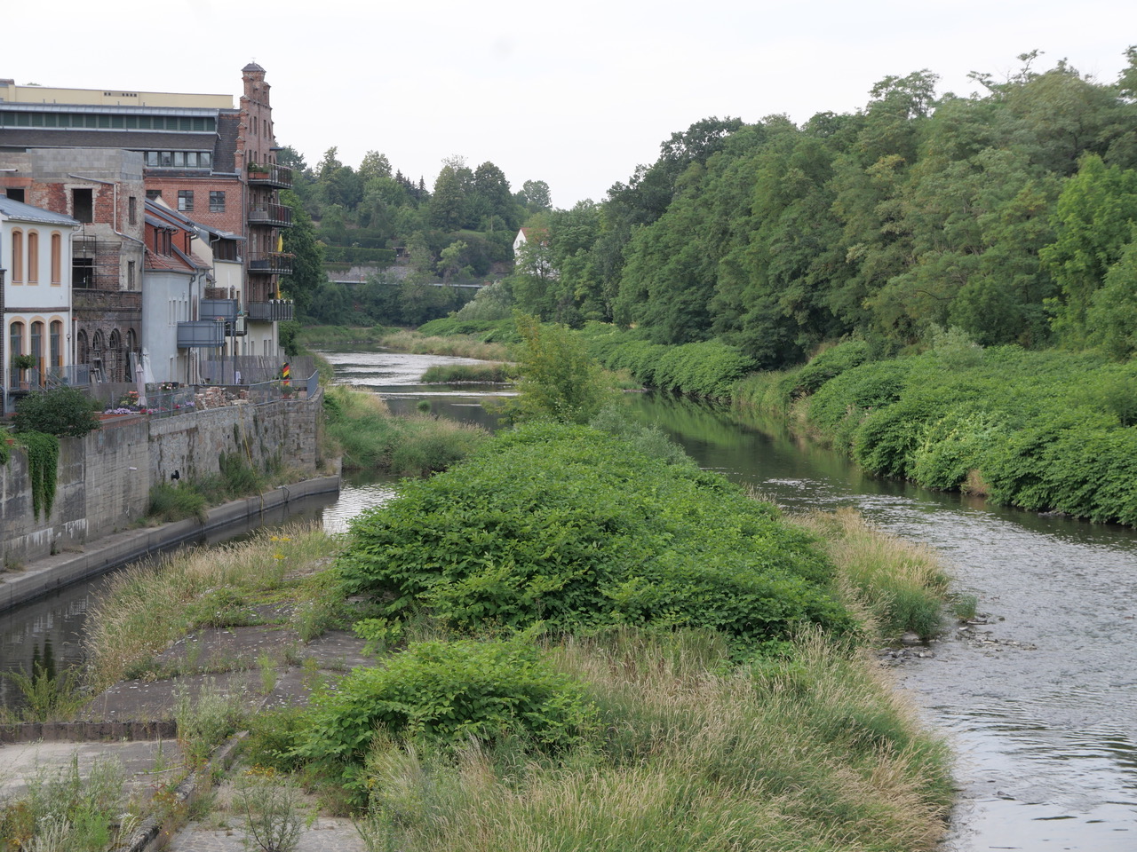 die Neiße: hier Grenzfluss durch Görlitz