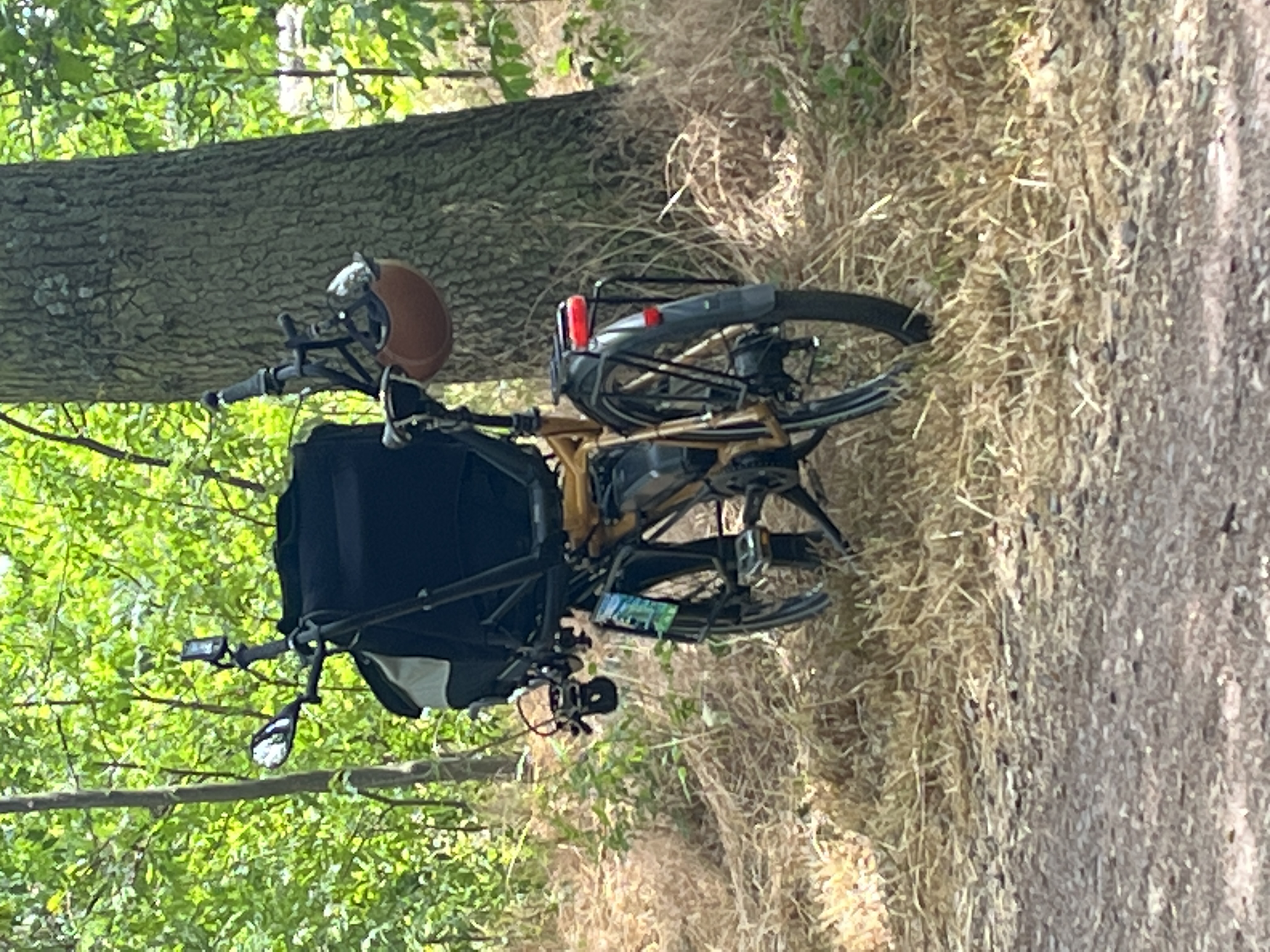 eine Pause während des Unterwegs-Seins