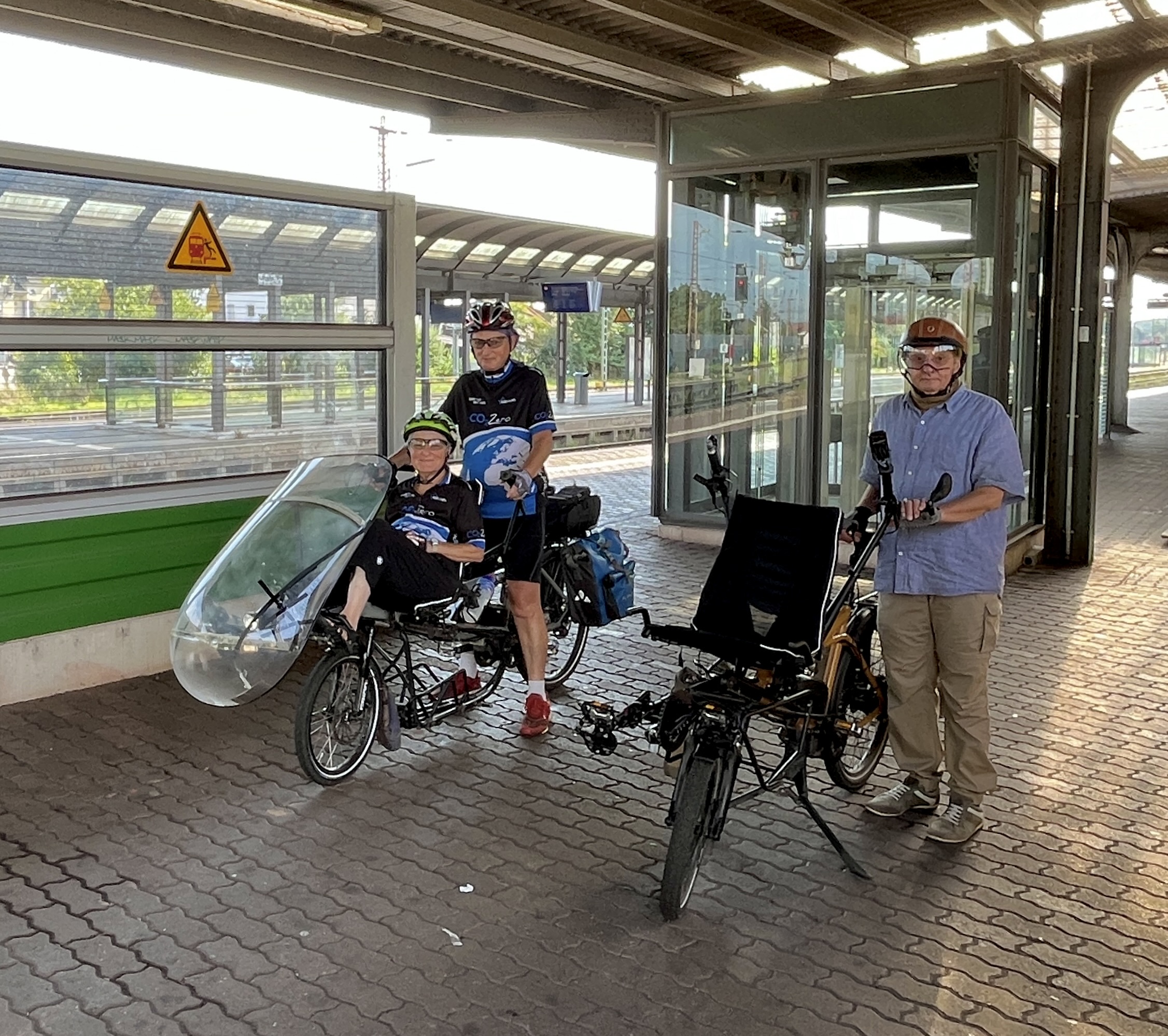 Wir starten am Bahnhof in Saarlouis