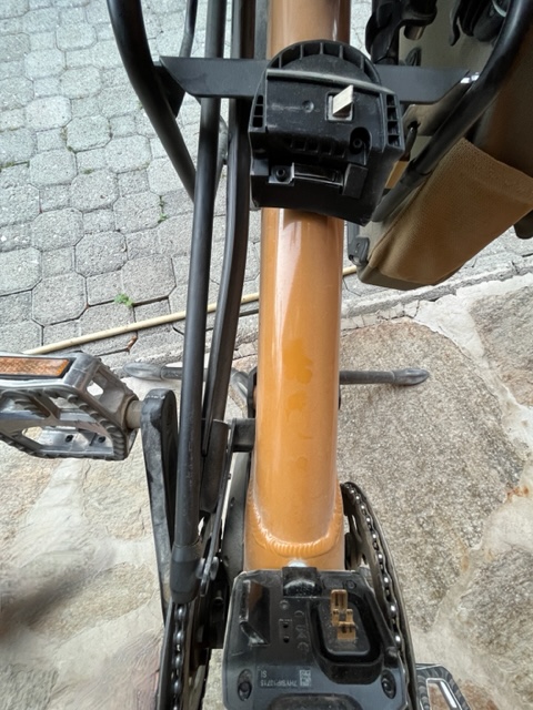 Führungsrohre der vorderen Kette