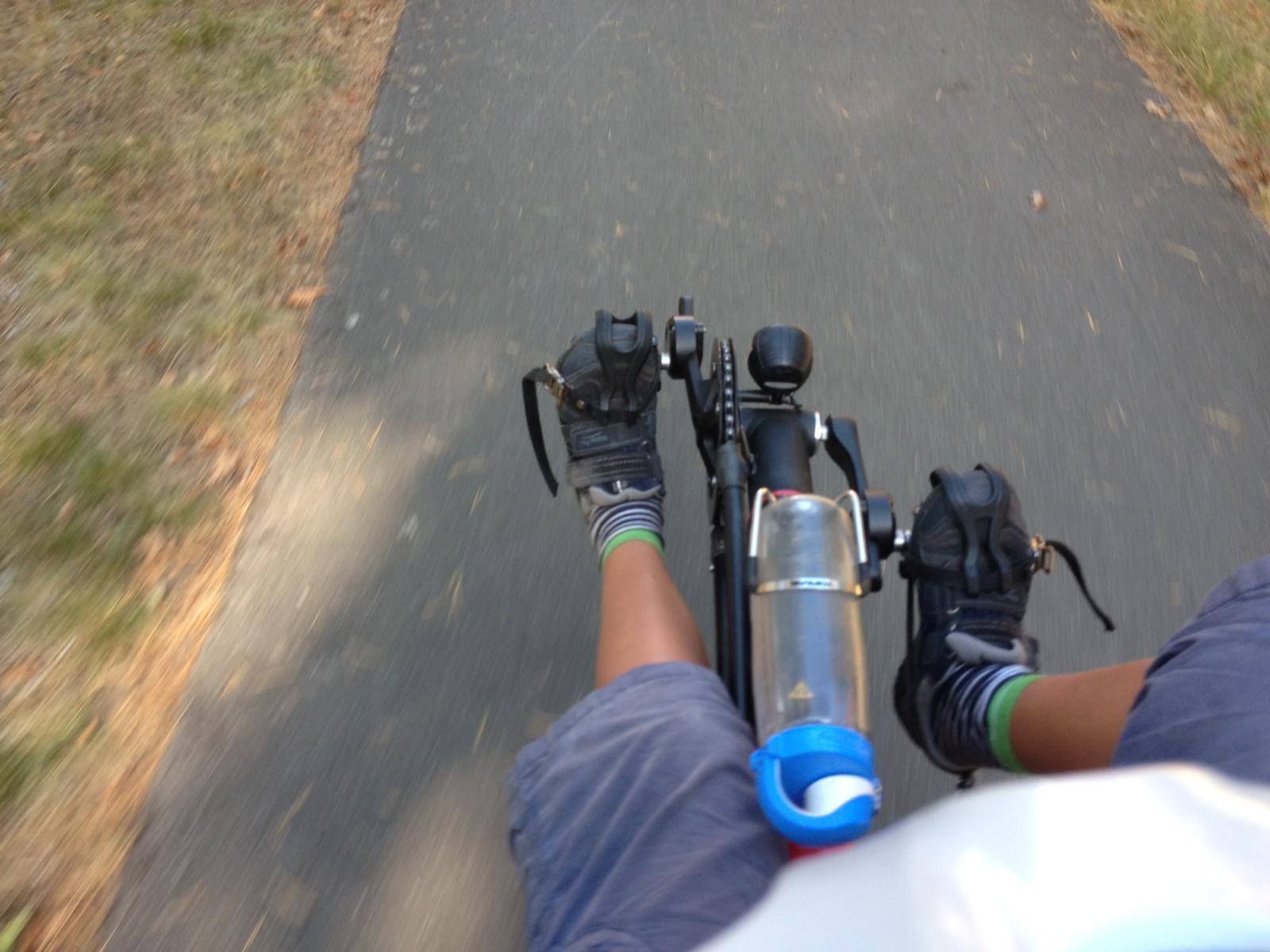 In den ersten Jahren: noch mit Kurbelverkürzern unterwegs