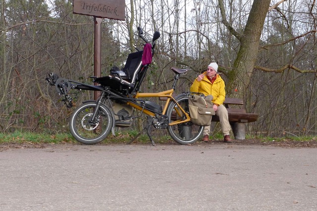 eine Rast während der letzten Fahrt dieses Jahres