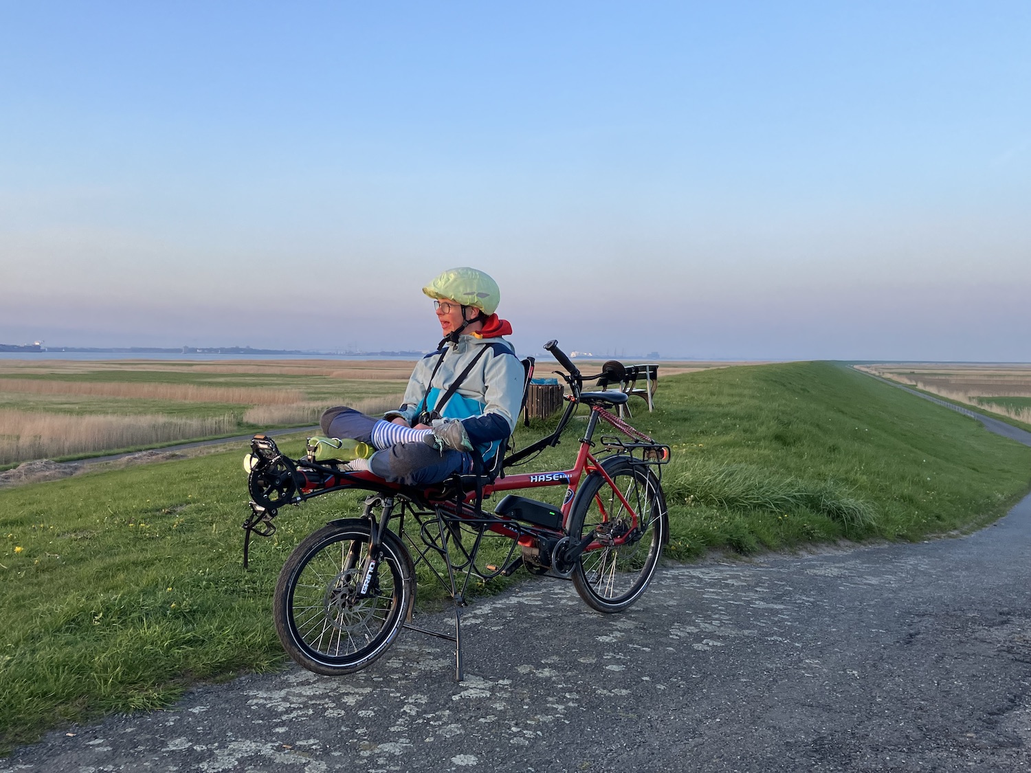 Logenplatz auf dem Elbdeich