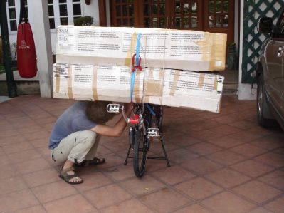 natürlich muss die Fracht entsprchend gesichert werden