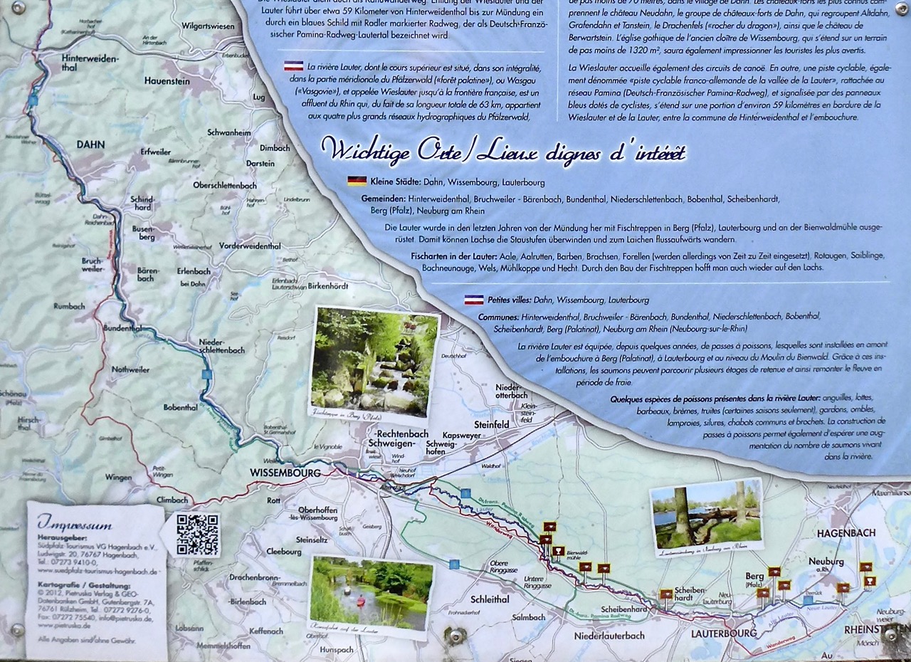 Schautafel und Wegweiser in einem