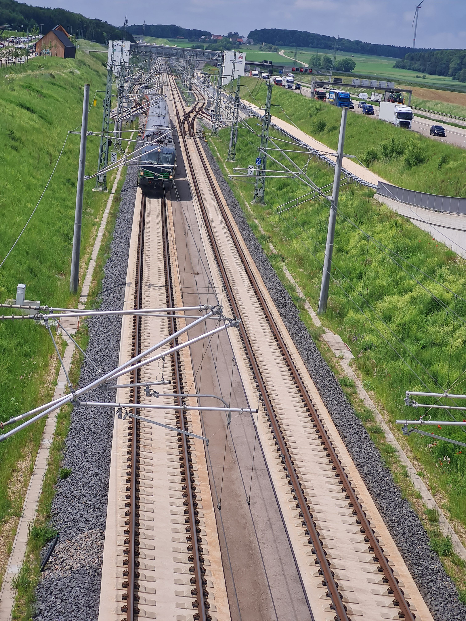 DB Neubaustrecke bei Merklingen