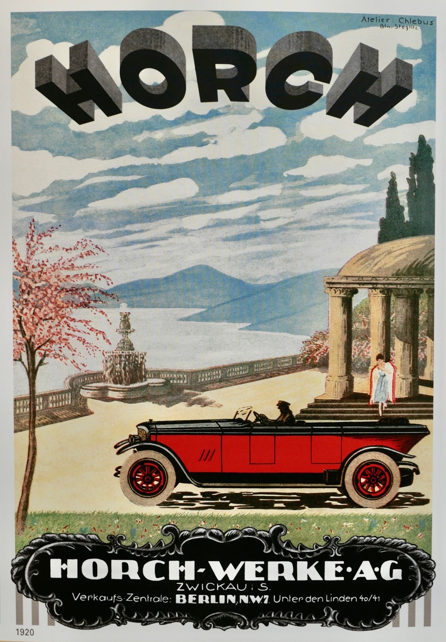 Eine Werbung aus 1920 für den HORCH