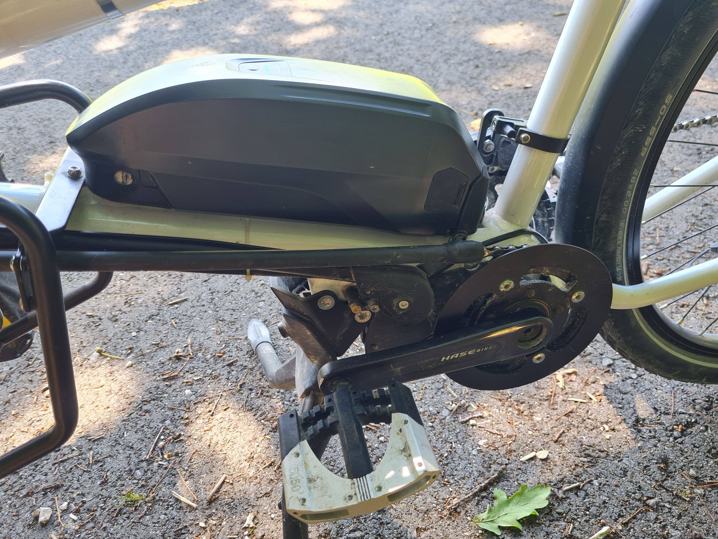 Flatpedals zum Test - haben sich aber nicht bewährt, deshalb wieder Klickpedale