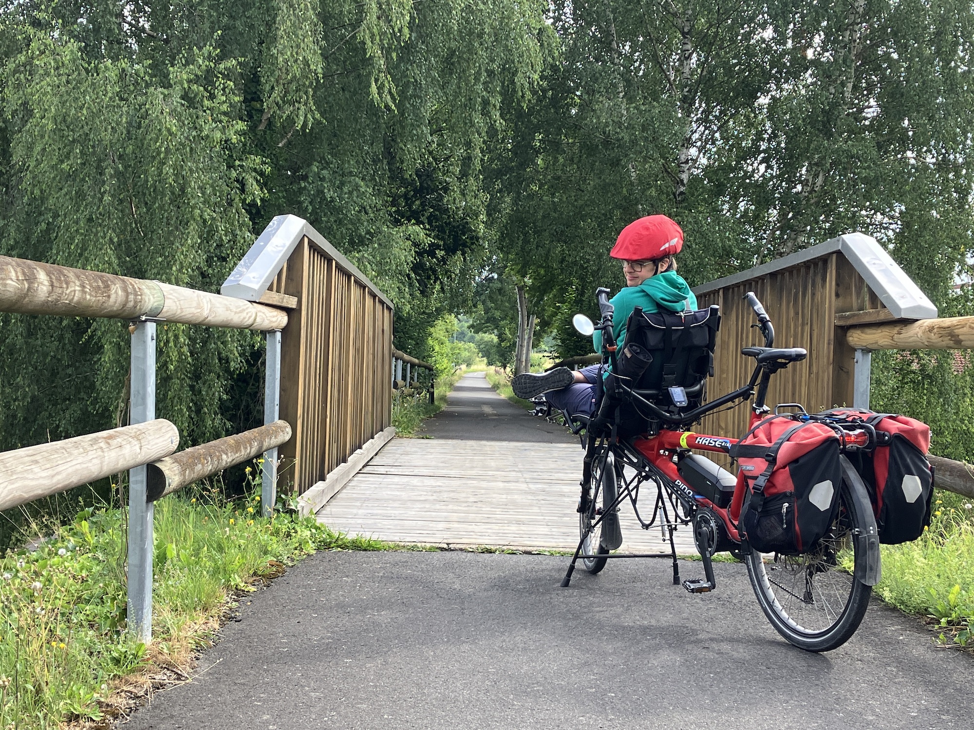 alte Bahntrasse, perfekt hergerichtet