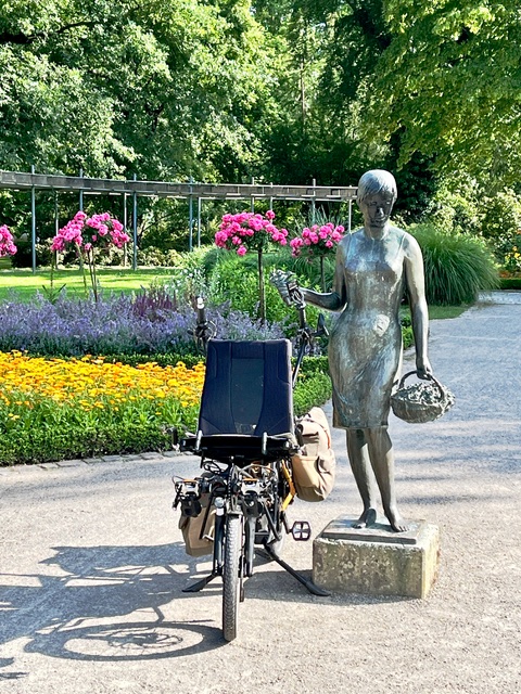 Rast an freundlichem Platz