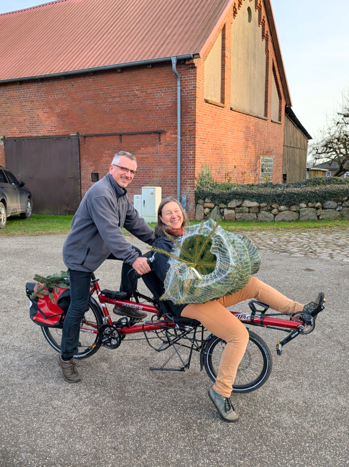 Testfahrt zum Blumenpflücken