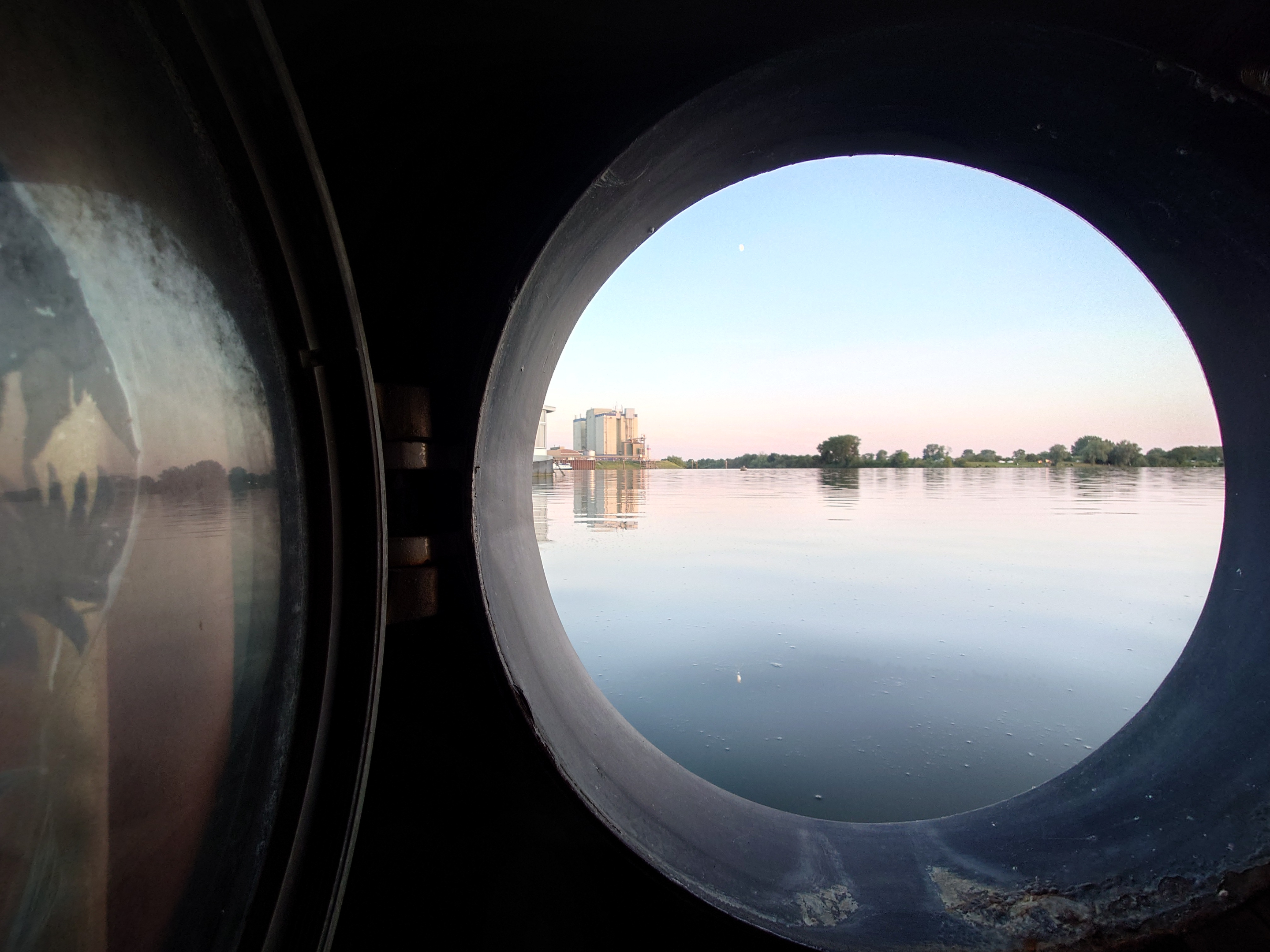 Blick aus unserer Kajüte