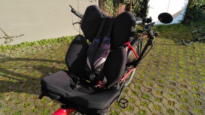 Neuer Sitz, sehr komfortabel