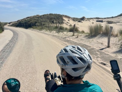 Radwege durch herrliche Dünenlandschaften