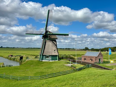 Ein besonders schönes Exemplar der unzähligen Windmühlen