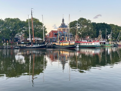 Frühmorgens auf der Fährüberfahrt über‘s Ijselmeer Enkhuisen-Stavoren