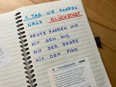 Mitmach-Tourenbuch - leider ab Tag 2 nicht mehr aktuell