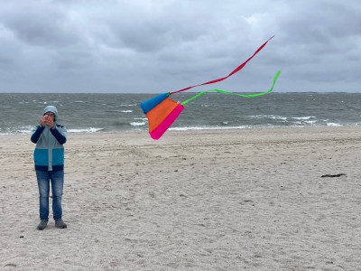 Sturm am Strand von Föhr